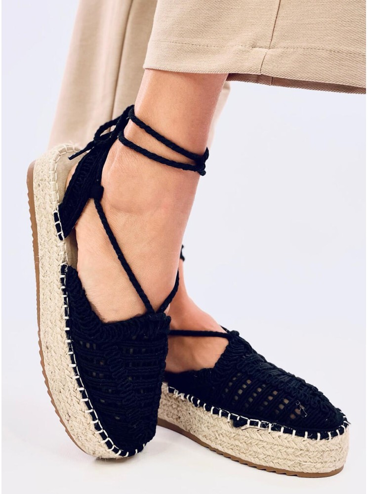 Espadryle damskie sznurkowe YAWEH