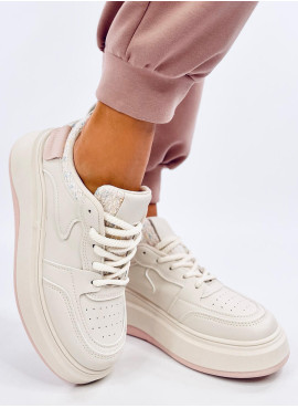 Sneakersy damskie pastelowe MOTIMES BEIGE