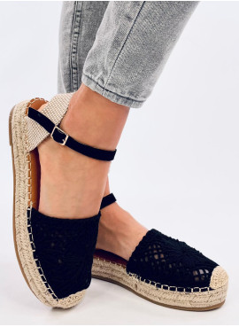 Sandałki ażurowe espadryle PREMAT DENIM