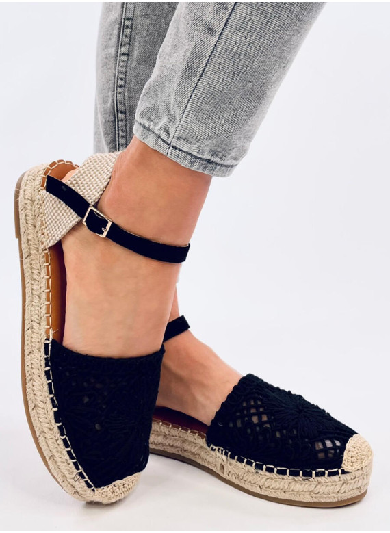 Sandałki ażurowe espadryle PREMAT DENIM