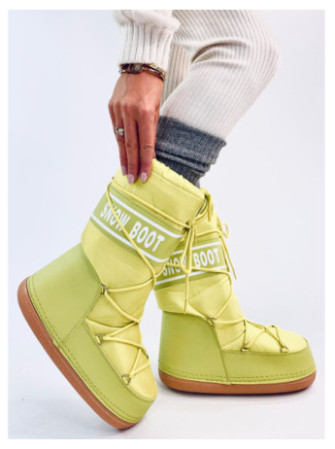 Snow boots wysokie TANGE FLU YELLOW