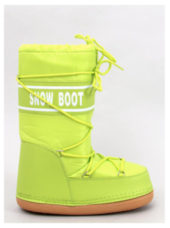 Snow boots wysokie TANGE FLU YELLOW