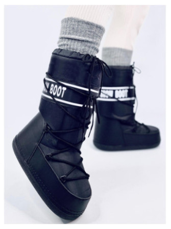 Snow boots wysokie TANGE BLACK