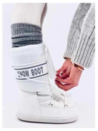 Snow boots wysokie TANGE WHITE