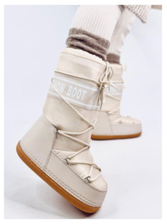 Snow boots wysokie TANGE BEIGE