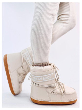 Snow boots krótkie SIMS BEIGE