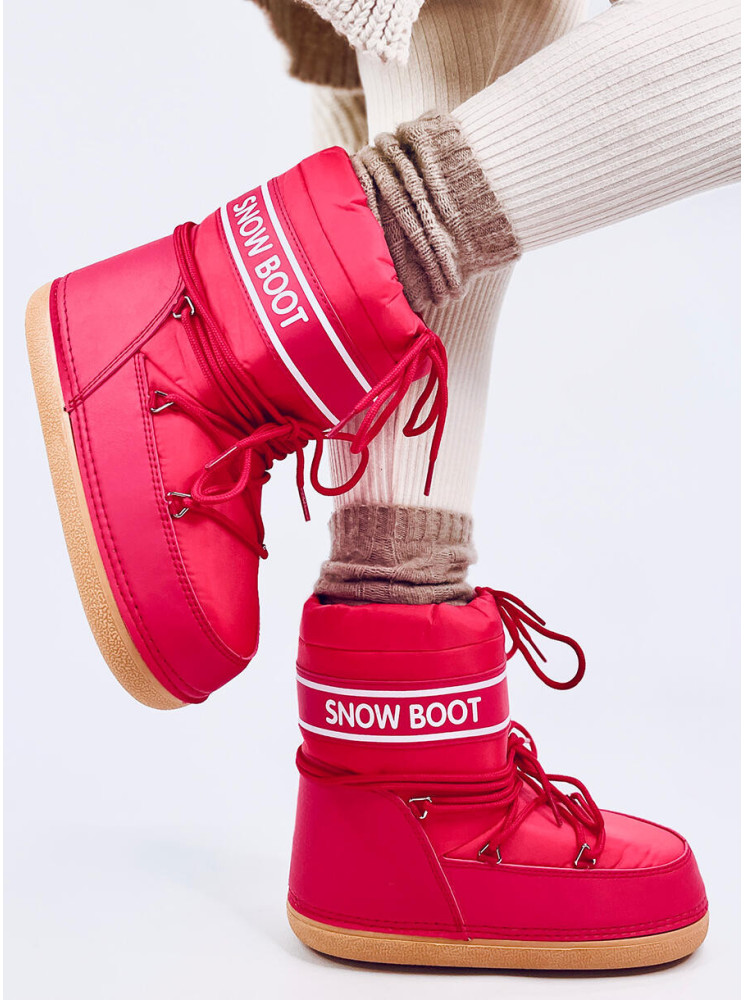 Snow boots krótkie SIMS RED